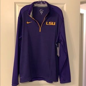 NWT LSU Men’s Dri Fit Pullover